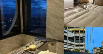 村却國際溫泉酒店｜宜蘭羅東親子住宿｜室外泳池高空酒吧